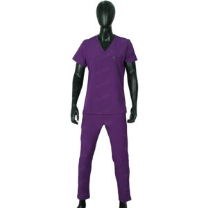 Ensembles de gommage tendance Scrubs d'hôpital extensibles Ensembles d'allaitement à col en V Uniformes médicaux pour femmes Uniformes d'hôpital - Product Image 2