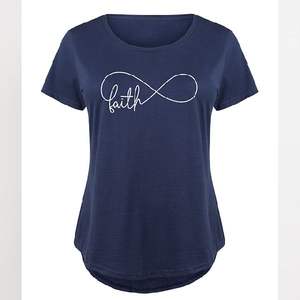 T-shirt femme 100% coton dames personnalisé imprimé 100% coton doux t-shirt oem fabriqué en inde - Product Image 1