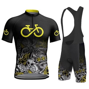 Maillot de cyclisme unisexe personnalisé pour hommes cuissard à bretelles respirant grande taille vélo vêtements de montagne uniformes de style populaire pour - Product Image 1