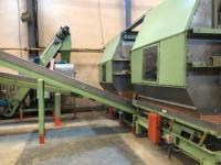 Machine de traitement du tabac semi-automatique électrique pour la ligne de production de tiges de tabac, 2000 kg/h, haute productivité, 380 V, garantie 1 an
