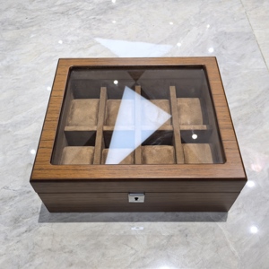 Lớn Đồng hồ lưu trữ hiển thị hộp trường hợp tùy chỉnh sang trọng 8 khe cắm đồng hồ hiển thị Box cho đồng hồ cửa hàng - Product Image 2