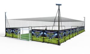 Terrain <span class=keywords><strong>de</strong></span> football LED professionnel pour l'entraînement en plein air et en intérieur, <span class=keywords><strong>cage</strong></span> <span class=keywords><strong>de</strong></span> football nocturne avec projecteurs - Product Image 5
