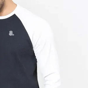 T-shirt à manches longues raglan pour homme, logo personnalisé, t-shirt à manches longues raglan pour homme, t-shirt de baseball à manches longues raglan - Product Image 6