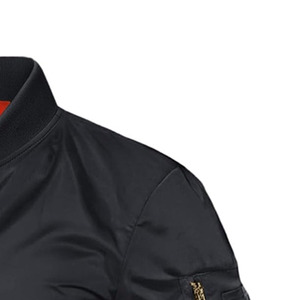 Blousons Bomber Unisexe à Col Montant Épais, Couleur Unie, Respirants, pour l'Hiver – Meilleur Design, Vente en Gros, Service OEM Disponible - Product Image 5