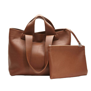 Nouveauté : Sacs à main de luxe pour femmes en cuir véritable, avec fermeture éclair et design épaules tombantes, collection mode - Product Image 2