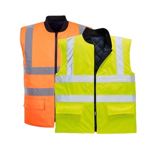 Hi Viz-Chaleco con forro polar para hombre, ropa de trabajo con cremallera y visibilidad - Product Image 1