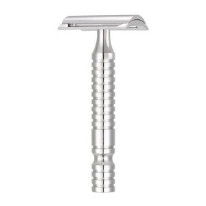 Premium Luxury Stainless Steel Safety <b>Razor</b> with <b>Single</b> Super Stainless Steel <b>Blade</b> Reusable Handle for Men Kaamir Instruments - Product Image 1
