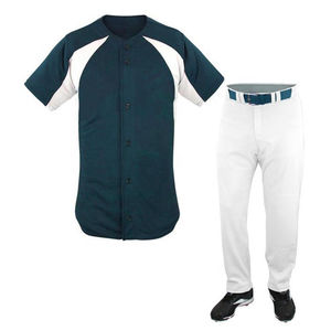 Style de bouton de couleur unie nouveauté qualité supérieure bonne vente uniforme de baseball pour adultes avec emballage personnalisé OEM - Product Image 1