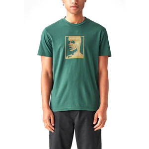 เสื้อยืดลำลองน้ำหนักเบา ผ้าฝ้าย 100% สำหรับผู้ชาย สกรีนลายกราฟิกตามสั่ง ออกแบบเอง ย้อมสีพื้น - Product Image 1