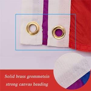 Paquete de 2 Banderas del Orgullo para Exteriores, Bandera LGBTQ de Doble Cara de 3x5, Bandera del Orgullo del Progreso, Banderas Lésbicas, Bandera Arcoíris Gay LGBT - Product Image 5