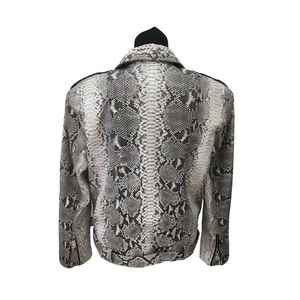 Veste d'hiver en cuir d'agneau grande taille OEM pour homme, style vintage avec fermeture éclair personnalisée, poches latérales, doublure en coton - Product Image 2