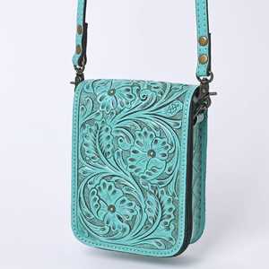 Sac à bandoulière en cuir véritable de style bohème occidental à fermeture à glissière écologique Nouvelle arrivée au prix de gros - Product Image 2