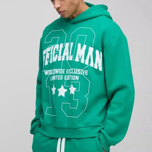 ชุดวอร์มแบบสวมหัวสำหรับผู้ชายโอเวอร์ไซส์ออกแบบได้ตามต้องการชุดวอร์มแบบลำลองน้ำหนักเบาระบายอากาศได้คุณภาพพรีเมียม - Product Image 1