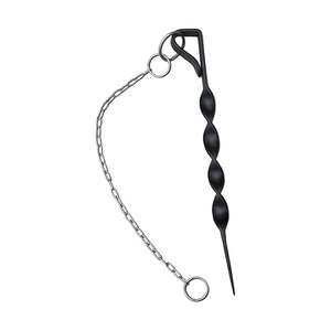 โซ่สายฝนเคลือบสีดำสำหรับตกแต่งบ้านและสวนใช้ตกแต่งใช้ในถ้วยลายดอกไม้ - Product Image 2