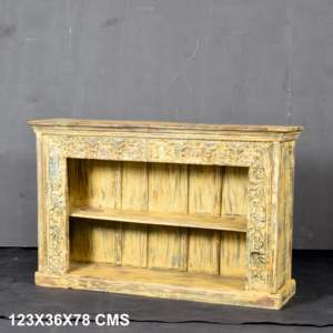 Étagère à livres en bois sur pied pour salon, installation gain de place - Product Image 5