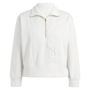 Femmes poids lourd confortable décontracté streetwear goutte épaule chiffres respirant écologique sweats à capuche tricoté sweat - Product Image 3