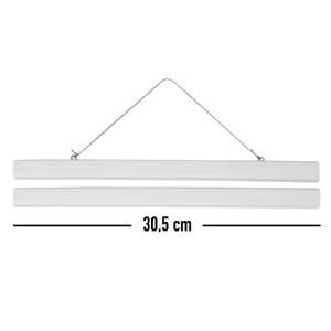 Bandes magnétiques en plastique blanc pour affiches 30,5 cm, compatibles avec les techniques d'impression numérique - Product Image 5