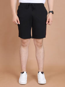 Pantalones cortos de algodón 100% con logotipo personalizado para hombre, ropa deportiva de entrenamiento, ejercicio, Fitness, pantalones cortos informales transpirables para hombre, yoga 2025 - Product Image 3