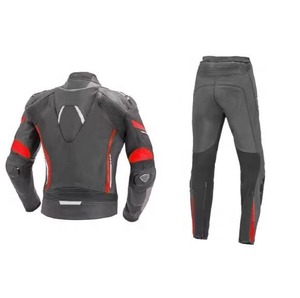Combinaison de course en cuir respirante personnalisée pour moto, coupe-vent et imperméable, vêtement de course automobile imprimé, de premier ordre - Product Image 3