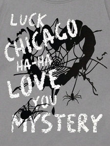 Camisetas Personalizadas al por Mayor con Serigrafía para Hombre, Hombros Caídos, Alta Calidad, Tallas Grandes, Camisetas Estampadas Informales - Product Image 3