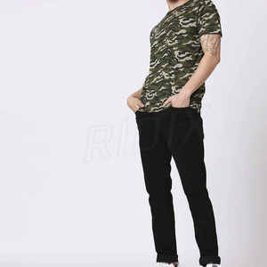 T-shirt unisexe pour homme 100% coton à manches courtes avec impression de logo personnalisé en sérigraphie, motif uni, respirant et écologique - Product Image 4