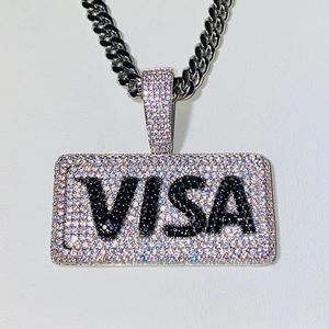 Fait sur mesure VVS Lab Grown Hip Hop Rapper Glacé Lettre Pendentifs 10K/14K Or Matériel Plaqué Or pour Cadeau - Product Image 1