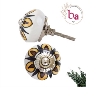 Boutons en céramique de haute qualité tire pour tiroirs pour commodes de cuisine chambres salles de bains salons extérieurs hôtels écoles - Product Image 1