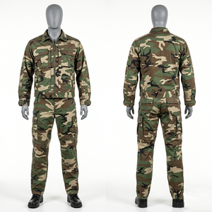 Uniforme de Seguridad Azul Marino de Primera Calidad, 220 GSM, Polialgodón, Manga Corta, con Logotipo Bordado Personalizado, Conjunto de Ropa de Trabajo con Logotipo Impreso - Product Image 3