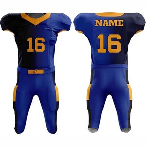 Maillots de football américain personnalisés respirants en gros, impression numérique par sublimation sur sergé, couleurs et logos personnalisés, unisexe - Product Image 1