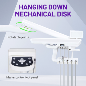 Smart Electric <strong>Dental</strong> Chair <strong>Unit</strong> <strong>with</strong> Ceramic Spitton - Ergonomic Design, <strong>LED</strong> <strong>Lighting</strong> &amp; Assistant System for Modern Clinic - Product Image 4