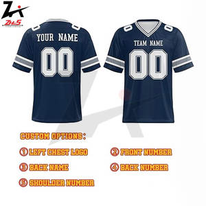 Camisetas y uniformes de fútbol americano transpirables de primera calidad, camisetas de práctica de alta calidad, diseños personalizables, 100% poliéster - Product Image 5