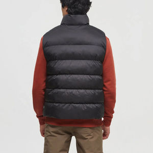 เสื้อกั๊กขนเป็ดสำหรับผู้ชายไซส์พิเศษระบายอากาศได้ดีมีซิปเสื้อโค้ทผ้าแคนวาสเสื้อผ้าแนวสตรีทสำหรับฤดูหนาว - Product Image 2