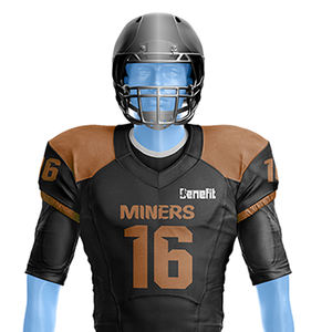 À la mode en grande taille ensemble d'uniformes de la plus haute qualité utilisation pour les hommes hauts de football américain maillot de football américain - Product Image 4