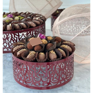 Bol de service à chocolat en métal fait à la main de qualité supérieure bol de service à Dessert sucré design classique pour accessoires de cuisine - Product Image 5