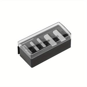 Matériaux écologiques Chine Cinq trous en plastique pratique Portable Fine taille-crayon de <span class=keywords><strong>maquillage</strong></span> des sourcils - Product Image 1