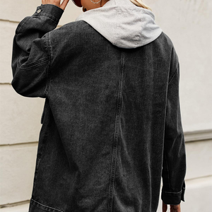Haute qualité pas cher prix dames veste en jean nouveau style taille régulière à manches longues tenue décontracté femmes veste en jean - Product Image 6