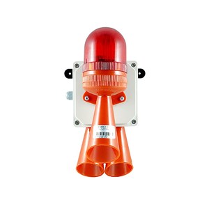 Sirena Electrónica Multi-LED SMD con 43 Sonidos, Triple Tono, Protección IP65, Volumen Ajustable, Montaje en Pared, Hecha de Plástico Resistente - Product Image 1