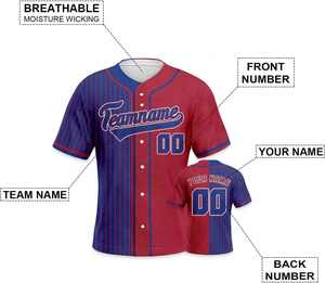 Camiseta de Béisbol Sublimada, Diseño de Moda, Transpirable, Venta al por Mayor de Fábrica, Camiseta de Béisbol Estadounidense Barata - Product Image 4