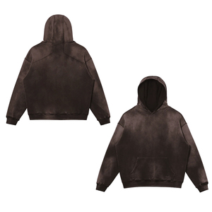 Top Qualité Impression Conception Sun Faded Hoodies En Gros Bas quantité minimale de commande Style Unique Hoodies Sun Faded Hommes Hoodies - Product Image 6