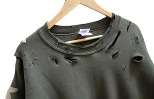 Sweatshirts surdimensionnés à col ras du cou pour hommes, sweatshirt personnalisés et délavés à l'acide, vente en gros au Pakistan, haute qualité pour hommes - Product Image 4