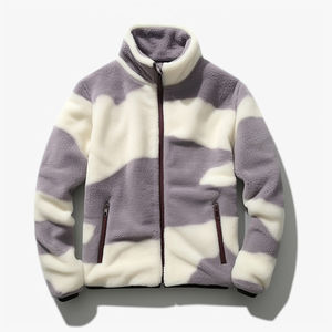 แจ็กเก็ตมีฮู้ดผ้าแคนวาสแบบลำลองสำหรับทุกเพศ100% กันน้ำโพลีเอสเตอร์/ ไนลอนแจ็คเก็ตขนแกะเชอร์ปา - Product Image 6