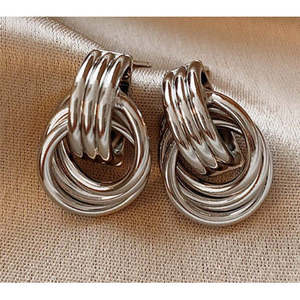 ต่างหูแบบติดหู Abbott สำหรับทุกเพศ ขนาด 25 มม. สีทอง น้ำหนัก 35 กรัม ผลิตจากโลหะผสมสังกะสี เหมาะสำหรับโอกาสอื่นๆ รูปทรงอื่นๆ - Product Image 5