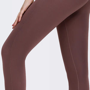 Leggings Deportivos de Cintura Alta Personalizados para Mujer, Nuevo Estilo de Ropa de Yoga con Estampado Acanalado Sólido, Técnicas Sin Costuras con Envío - Product Image 2