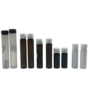 Botella Vacía Transparente de PET Cuadrada de 5ml 10ml 15ml 20ml 30ml con Tapas Blancas - Product Image 4