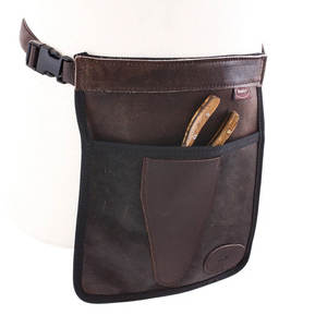 Classic Short <b>Waist</b> Leather <b>Apron</b>, Customized Cowhide Short Leather <b>Apron</b>, Waterproof Leather <b>Apron</b> - Product Image 4