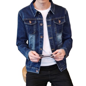 Denim Jacket For <b>Men</b> Ripped <b>Biker</b> <b>Jean</b> Jacket OEM - Product Image 3