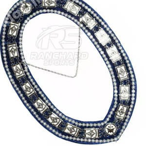 Ensemble de collier et de bijoux maçonniques de qualité supérieure, accessoires de franc-maçonnerie, ensemble de collier et de bijoux maçonniques - Product Image 4