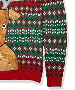 Nouveau design respirant hommes chandails mode pull tricoté tenue décontracté lâche automne hiver extérieur Jacquard - Product Image 4