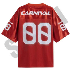 Camiseta de Fútbol Americano Unisex Personalizada de Primera Calidad Fabricada en Fábrica Sibrin, Camiseta de Jugadores de Fútbol Americano Juvenil con Malla de Ojo de Buey - Product Image 2