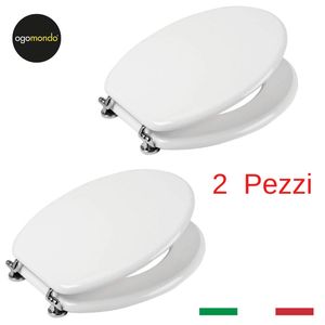 Otomondo MDF bianco sedile water universale Sedix Plus confezione da 2 pezzi - Product Image 4